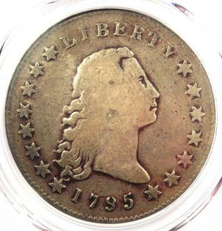 1795 Flowing Hair Silver Dollar ($1 Coin) - Certified Pcgs Vg Detail - Rare Coin