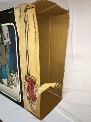 Vintage 1981 Kenner Star Wars ESB AT - AT Box Only Good Shape Sharp Color 7