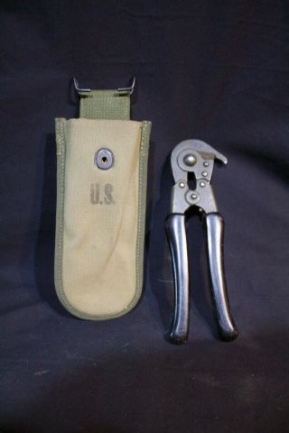 M - 1938 Wire Cutters With Dated 1944 Pouch Wwii