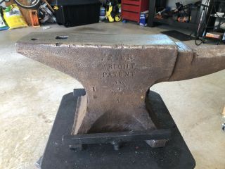 Antique Peter Wright Anvil 112lbs 6