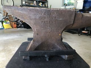 Antique Peter Wright Anvil 112lbs 7