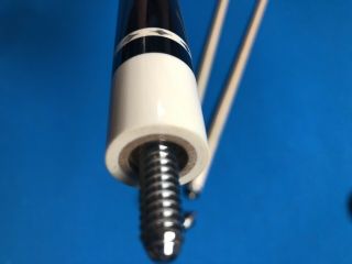 HIGHEND DAVE KIKEL CUE - 4 EXOTIC POINTS,  INLAYS,  JOINT,  BUTTCAP - - RARE 8