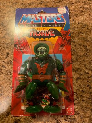 Mattel Masters Of The Universe Leech Action Figure 1984 Moc Vintage He Man