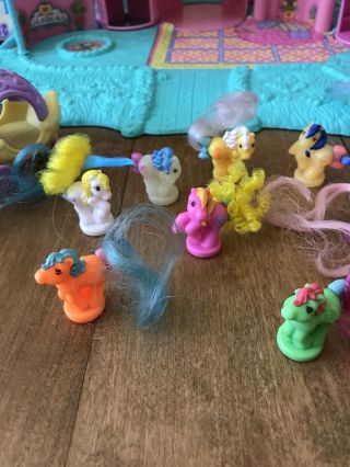 Vintage My Little Pony Petite Ponies Royal Pony Palace Complete w/ Extra Ponies 4