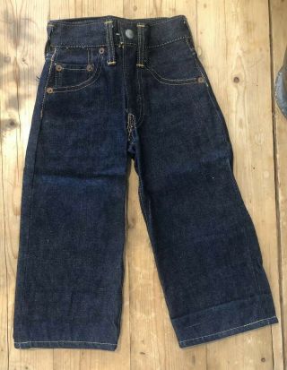 Vintage Levi’s 503zxx Children’s Jeans Big E Nos Hidden Rivets Levi Strauss