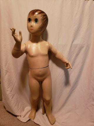 Vintage Child Baby Mannequin Life Size Standing Toddler 1930 - 1940 ' s 2