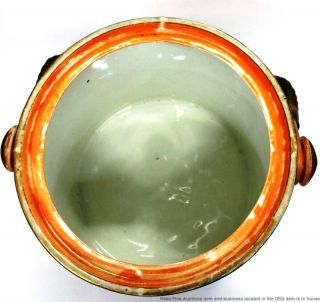 Carlton Ware Garden Vintage Art Deco Porcelain Enamel Ice Bucket Biscuit Jar 7