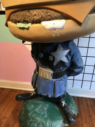 Officer Big Mac Statue Mcdonalds Playland Playground Very Rare 4