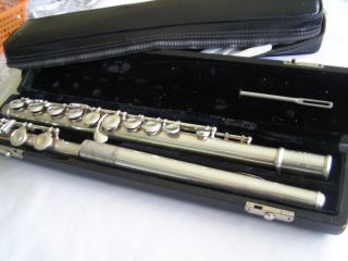 Vintage Coin Silver Selmer Flute S - 4317 With Protective Hard Case