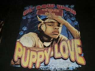 Vtg 2000 LIl Bow WOw Master P Rap Hip Hop Cotton concert tour 90s tee t shirt 40 6