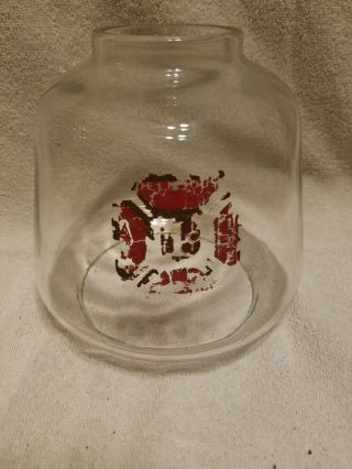 Vintage Gumball /peanut Vending Machine 1 Cent Glass Globe