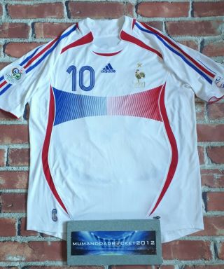 France Zidane World Cup 2006 Headbutt Vintage Xl Men Football Shirt Real Madrid