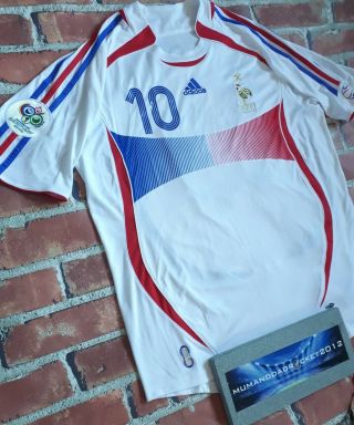 FRANCE ZIDANE WORLD CUP 2006 headbutt vintage XL men football shirt real madrid 4