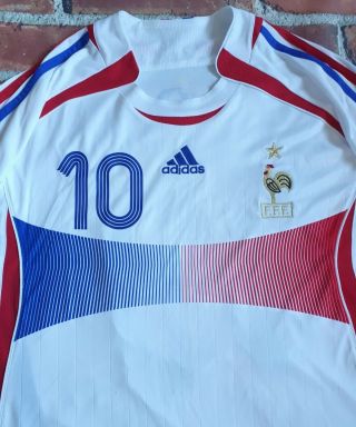 FRANCE ZIDANE WORLD CUP 2006 headbutt vintage XL men football shirt real madrid 5