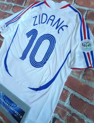 FRANCE ZIDANE WORLD CUP 2006 headbutt vintage XL men football shirt real madrid 8