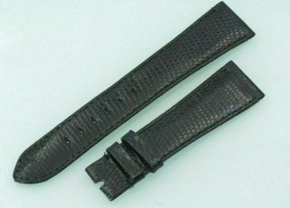 Rolex Black Lizard Strap 20mm 20 - 16 Vintage