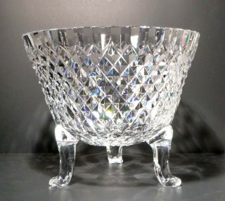 Rare Vintage Waterford Crystal Period Piece Tripod Centerpiece Made In Ireland