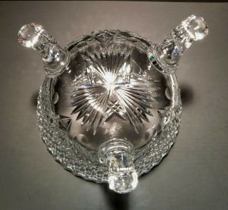 Rare VINTAGE Waterford Crystal PERIOD PIECE Tripod Centerpiece MADE IN IRELAND 6