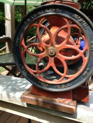 antique coffee grinder,  cast iron.  Enterprise Mfg.  Co.  Phila. ,  PA. 2