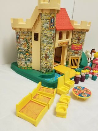 Vintage Fisher Price Family Castle Little People Set 2