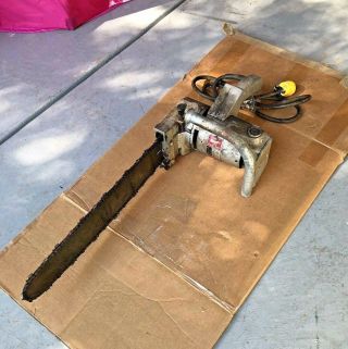 Milwaukee 6200 Lineman Corded Vintage Electric Heavy Duty Chainsaw Works