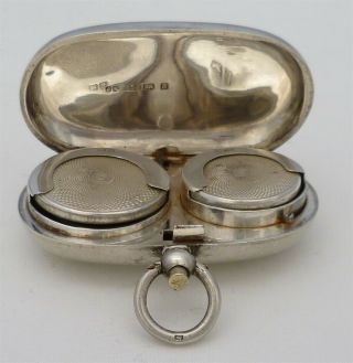 1,  1/2 Sovereign Case; Victorian Solid Silver B.  1900,  Very,  No Engravs