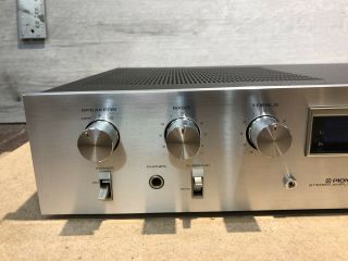Vintage Pioneer Sa - 510 Stereo Amplifier Cleaned And Serviced 3