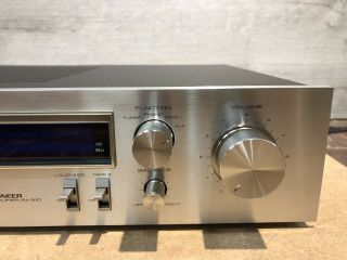 Vintage Pioneer Sa - 510 Stereo Amplifier Cleaned And Serviced 4