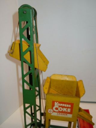 Rare 1930 - 40 ' s Koppers Coke Train Car Loader by Poll Co.  All &. 4