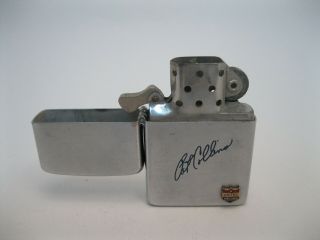 Vintage Zippo Lighter - United Airlines signed Pat Collins ? 5