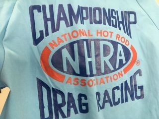 Vintage X Large Nhra National Hot Rod Association Jacket Hot Rod Rockabilly