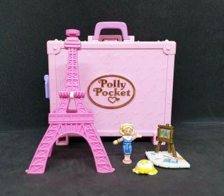1996 Vintage Polly Pocket - Polly In Paris - Bluebird Toys