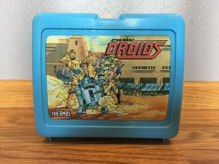 Thermos 1985 Star Wars - Droids Lunch Box (plastic) Vintage