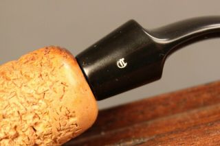 Rare CHURCHILL ' S Vintage BLOCK MEERSCHAUM Estate Pipe Pipa Pfeife Tuyau 5