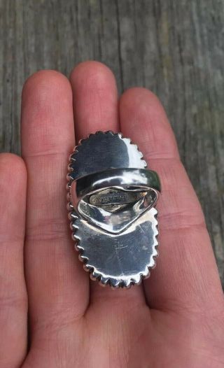 HUGE STEPHEN DWECK Sterling Silver 925 carved quartz ring,  36.  2g,  size 8 5