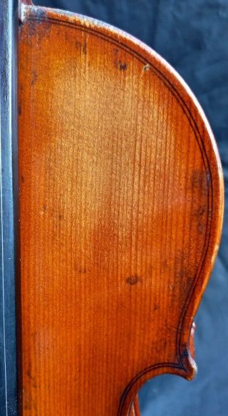 FINE 4/4 OLD ANTIQUE VIOLIN Label.  H.  C.  Silvestre a Paris 18.  fiddle скрипка 3