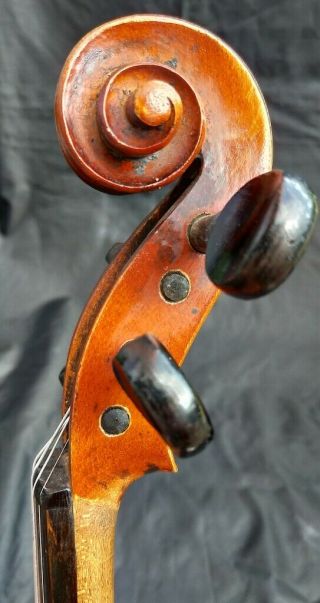 FINE 4/4 OLD ANTIQUE VIOLIN Label.  H.  C.  Silvestre a Paris 18.  fiddle скрипка 4