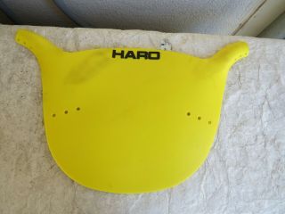 Haro Nos Number Plate 1980s Bmx Vintage Yellow