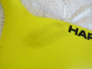 HARO NOS NUMBER PLATE 1980s BMX VINTAGE YELLOW 2