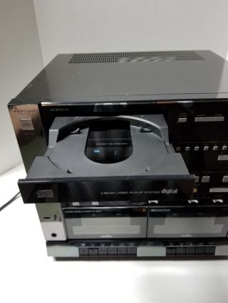 Mitsubishi DA - 50R AM/FM CD Cassette Stereo System Vintage 1980 ' s 2