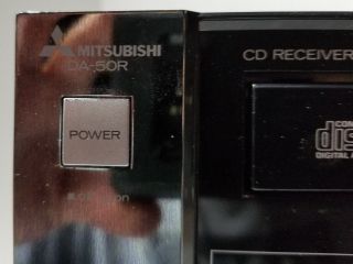 Mitsubishi DA - 50R AM/FM CD Cassette Stereo System Vintage 1980 ' s 8