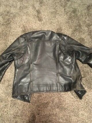 Vintage Harley Davidson Leather Jacket - Men ' s Small Leather - Black 5