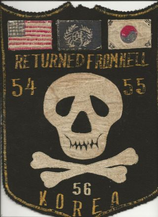 Going Home Back Patch 32nd Infantry Regiment Buccaneers Skull And Crossed Bones