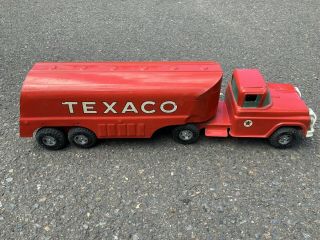 Vintage Texaco Buddy L Tanker Truck 24 " Long Pressed Steel