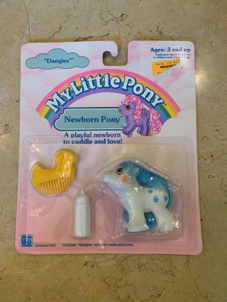 NFRB MOC MIB 80 ' s Vintage My Little Pony GI Baby Dangles 2