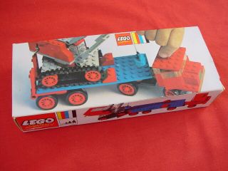 Lego 377 Crane With Float Truck - 100 Complete Rare Vintage Set From 1971