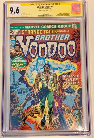 Strange Tales 169 Cgc 9.  6 White 1973 1st App Brother Voodoo Rare In This Grade
