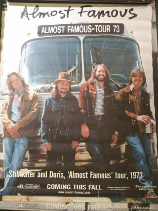 Rare Almost Famous Vintage Banners - Rock Rolling Stone Movie Promo Posters