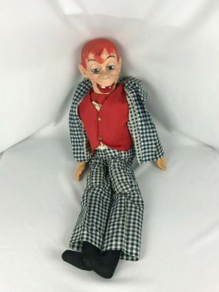 Vintage 30 " Mortimer Snerd Ventriloquist Dummy Doll Juro Novelty Inc 1968