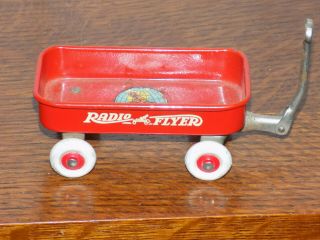 Vintage 4 " Radio Flyer Toy Wagon Salesman Sample C.  1930 